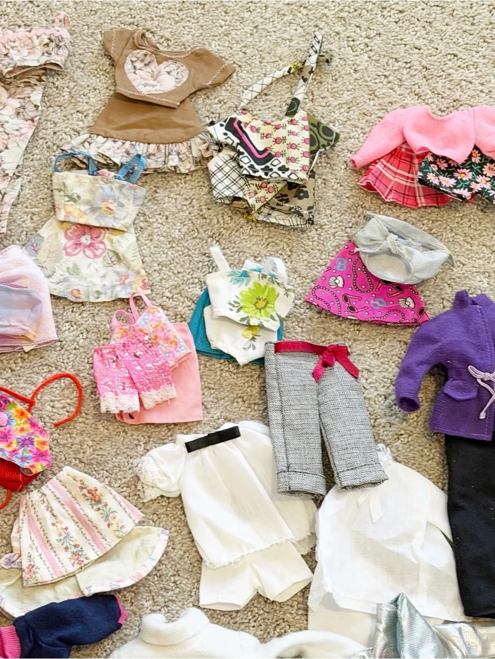 Vintage Barbie Doll Clothing Lot Clone Mommy Made 60’s/70’s/80s Handmade Outfits